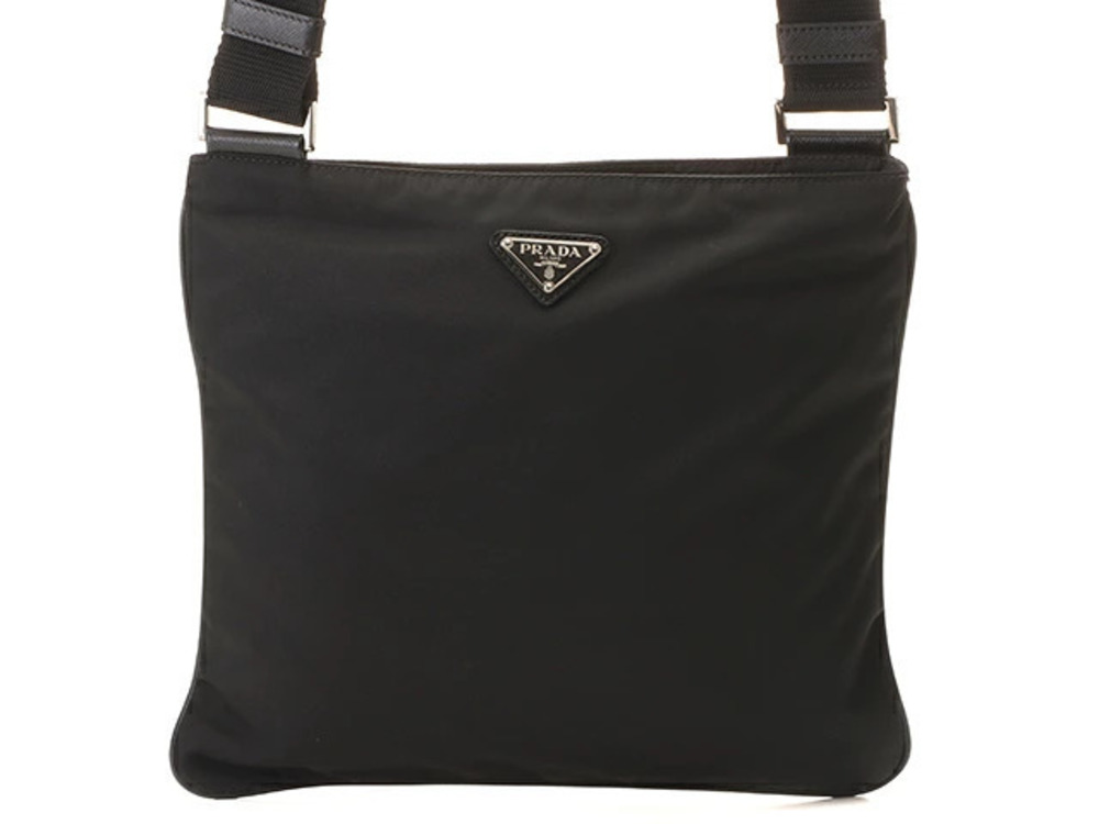 Prada Tessuto Crossbody Bag Black